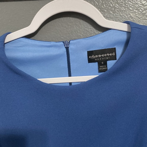 Connected Apparel Sheath Tie Dress - Picture 8 of 15